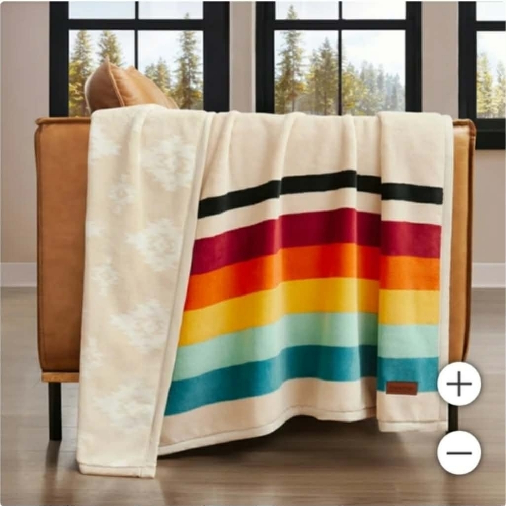 *Pendleton Plush Throw 50in x 70 In